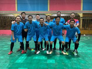 Tim Futsal DPMD Libas Diskominfotik 2 - 1, Pada Ajang Tournamen Futsal 