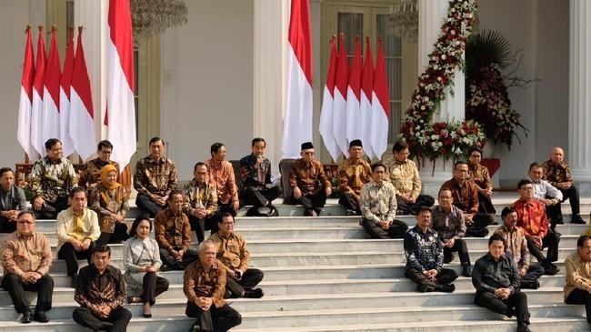 Ini Susunan Lengkap Kabinet Indonesia Maju Jokowi-Maruf Amin