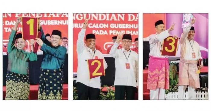 Unggul di 9 Kabupaten, Paslon Bermarwah di Pilgub Riau Kantongi 1, 9 Suara 