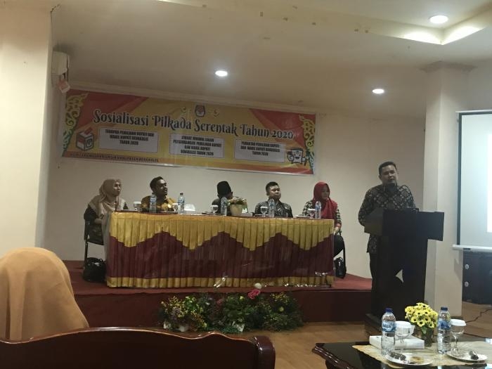 KPU Bengkalis Gelar Sosialisasi Pilkada Serentak Tahun 2020