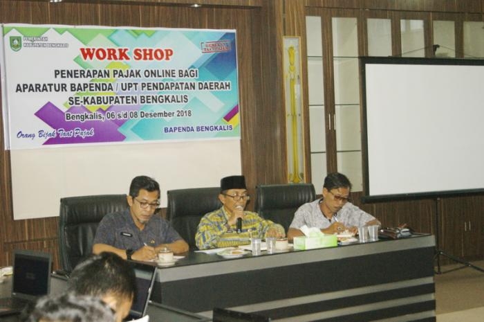 Bapenda Gelar Workshop Penerapan Pajak Online