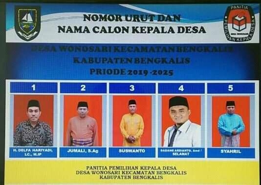 Desa Wonosari Kecamatan Bengkalis Akan Segera Miliki Kepala Desa Baru