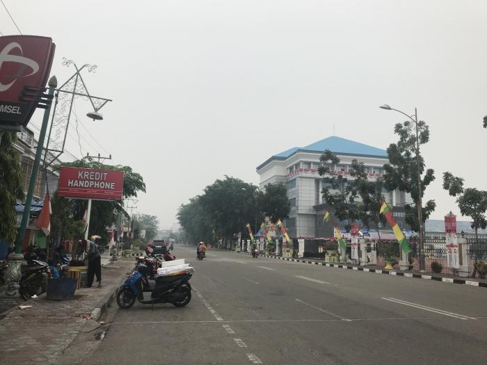 Akibat Jerebu Melanda Pulau Bengkalis, Warga Minta Sekolah Diliburkan
