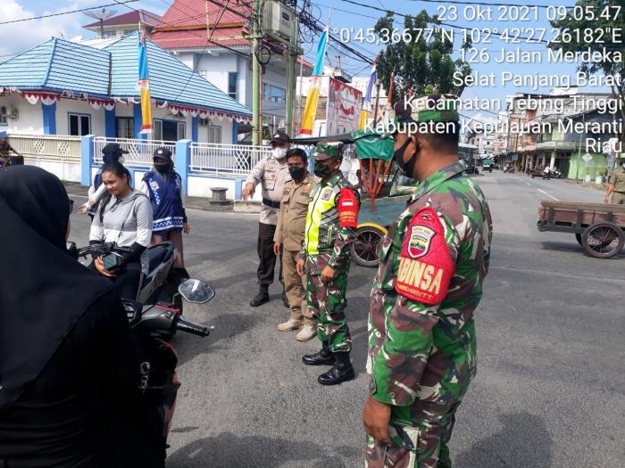 Serda Sihotang Beserta Tim Gabungan Kembali Gelar Operasi Yustisi di Kota Selatpanjang