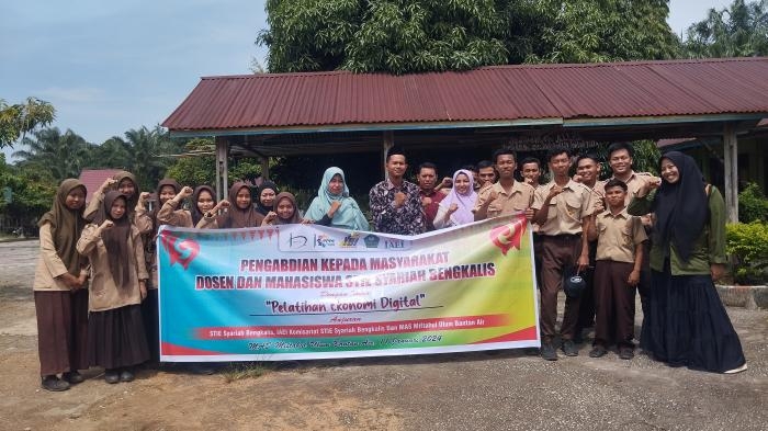 Pengabdian Kepada Masyarakat STIE Syariah Bengkalis beri Pelatihan Ekonomi Digital