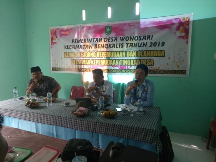 Tingkatkan Kapasitas Pemuda, Pemdes Wonosari Gandeng KNPI dan Akademisi Taja Pelatihan