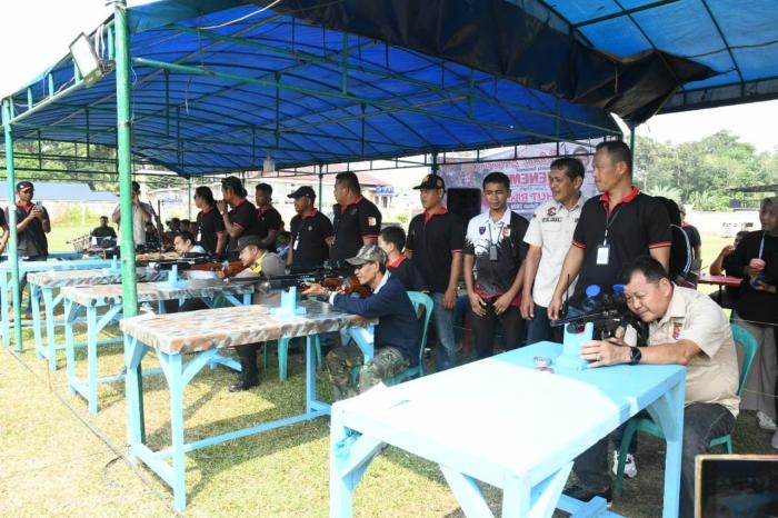 Meriahkan HUT Ke - 81 RI, Pengkab Perbakin Gelar Turnamen Menembak Se - Kabupaten Bengkalis