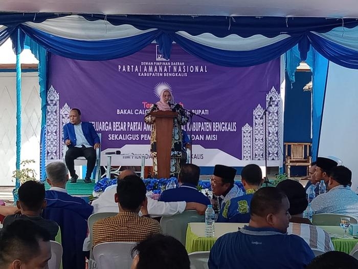 Kasmarni Hadiri Temu Ramah Cakada Yang Digelar DPD PAN Bengkalis