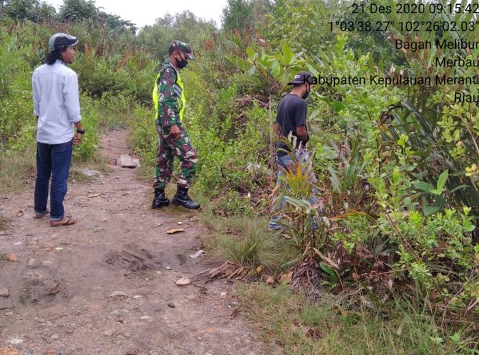 Anggota Danramil 08/Merbau Kembali Gelar Patroli Karlahut