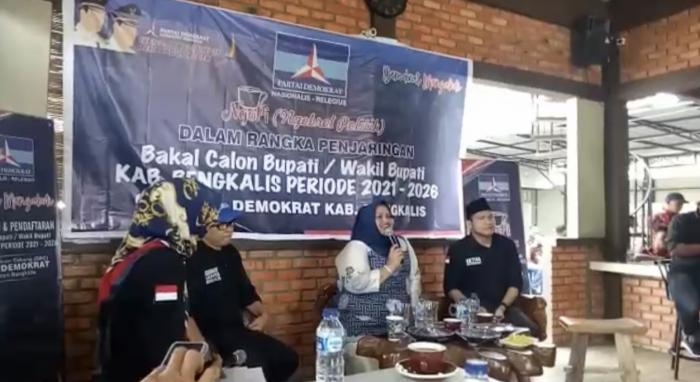 Partai Demokrat Bengkalis Ajak “Ngopi” Kasmarni Amril
