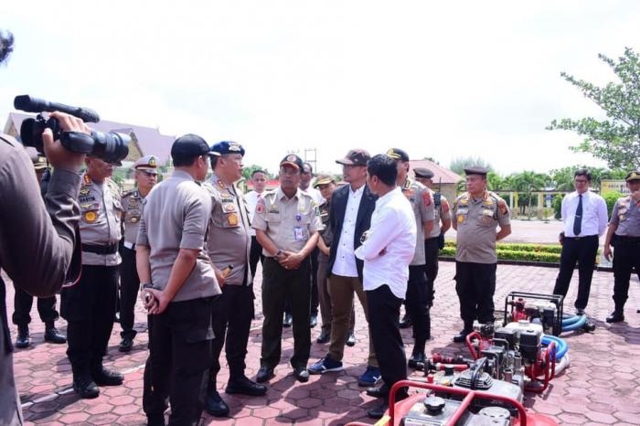 Kapolda Riau ke Bengkalis, Cek Kesiapan Jajaran Hadapi Karhutla 