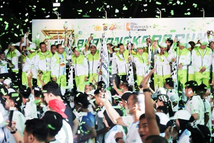 Hadiri Riau Bhayangkara Run 2026, Dukung Sinergitas dan Kampanye Lingkungan 