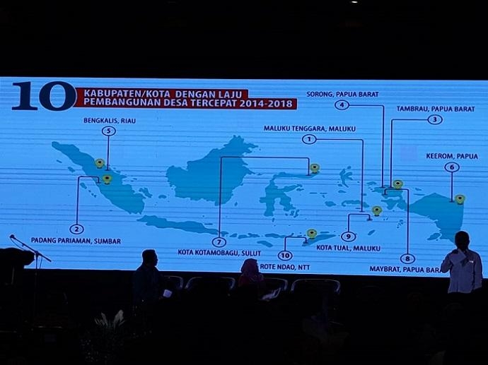 Kabupaten Bengkalis Terbaik Kelima Se-Indonesia Laju Pembangunan Desa Tercepat 2014-2018