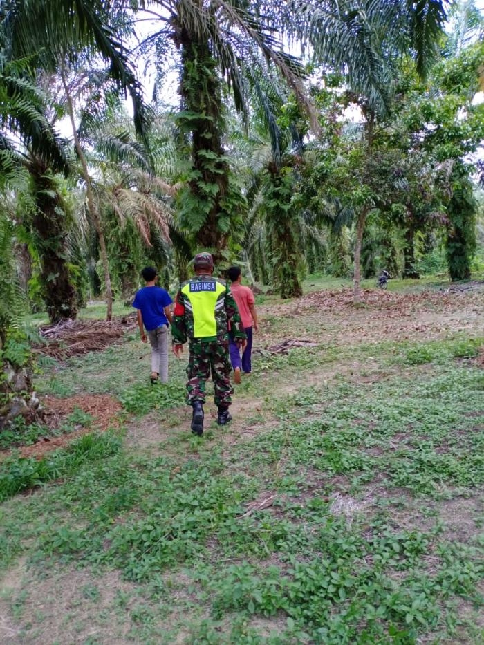 Anggota Danramil 09/Minas Kembali Mengelar Patroli Karlahut