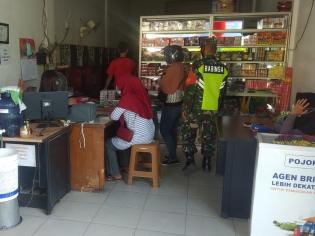 Personil TNI 6 Sungai Apit Gelar Patroli Prokes