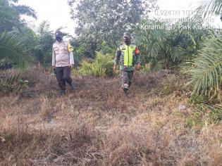 Anggota Koramil 11 Kandis Gencar Lakukan Patroli Karlahut