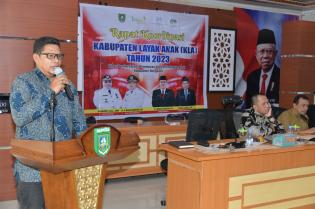 Bupati Bengkalis Kasmarni Apresiasi DPPPA Bengkalis Naik Status dari Pramana Menjadi Madya