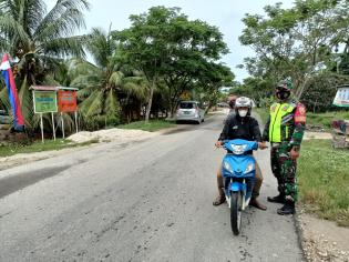 Putus Covid 19, Koptu Franky Giat Lakukan Sosialisasi Prokes di Kecamatan Pusako