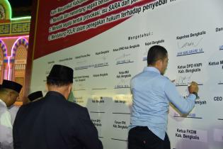 KNPI Kab. Bengkalis Sertai Deklarasi “Anti Hoax”