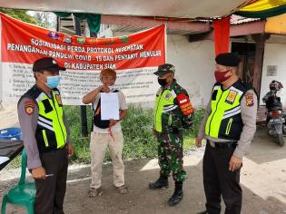 Anggota Koramil 09 Minas Gencar Gelar Patroli dan Operasi Bantuan Kemanusiaan