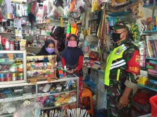 Cegah Covid 19, Anggota Koramil 9 Minas Kembali Gelar Operasi Prokes