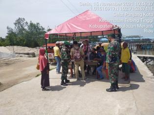 Serma Agus WP Beserta Tim Gabungan Kembali Gelar Operasi Yustisi Di Pelabuhan Tanjung Harapan