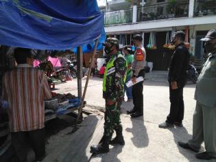 Cegah Covid - 19, Babinsa Koramil 09/Minas lakukan Gakplin kepada masyarakat.