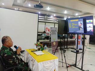 Wujudkan Revolusi Mental di Kalangan Mahasiswa, Koramil 01 Bengkalis Gelar Acara LDKK di Kampus Polb